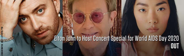 Elton John to Host Concert Special for World AIDS Day 2020