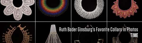 Ruth Bader Ginsburg's Favorite Collars in Photos