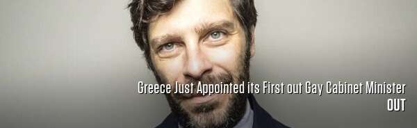 Greece Just Appointed its First out Gay Cabinet Minister