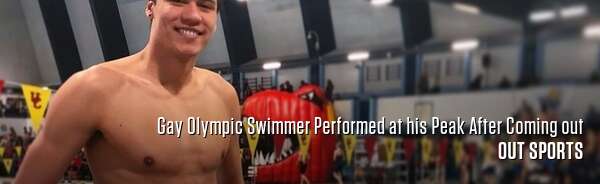 Gay Olympic Swimmer Performed at his Peak After Coming out
