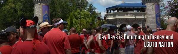 Gay Days is Returning to Disneyland