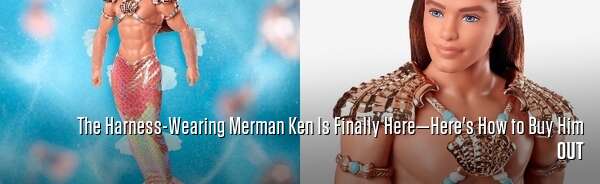 The Harness-Wearing Merman Ken Is Finally Here—Here's How to Buy Him