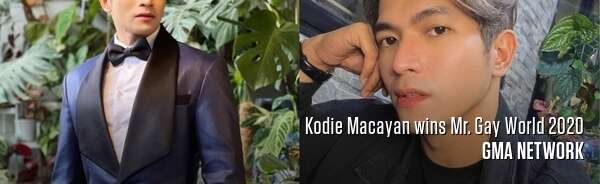 Kodie Macayan wins Mr. Gay World 2020