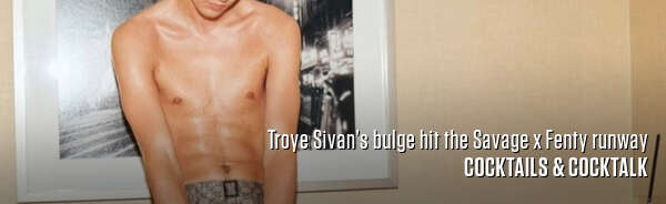 Troye Sivan’s bulge hit the Savage x Fenty runway