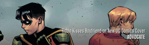 Robin Kisses Boyfriend on New DC Comics Cover